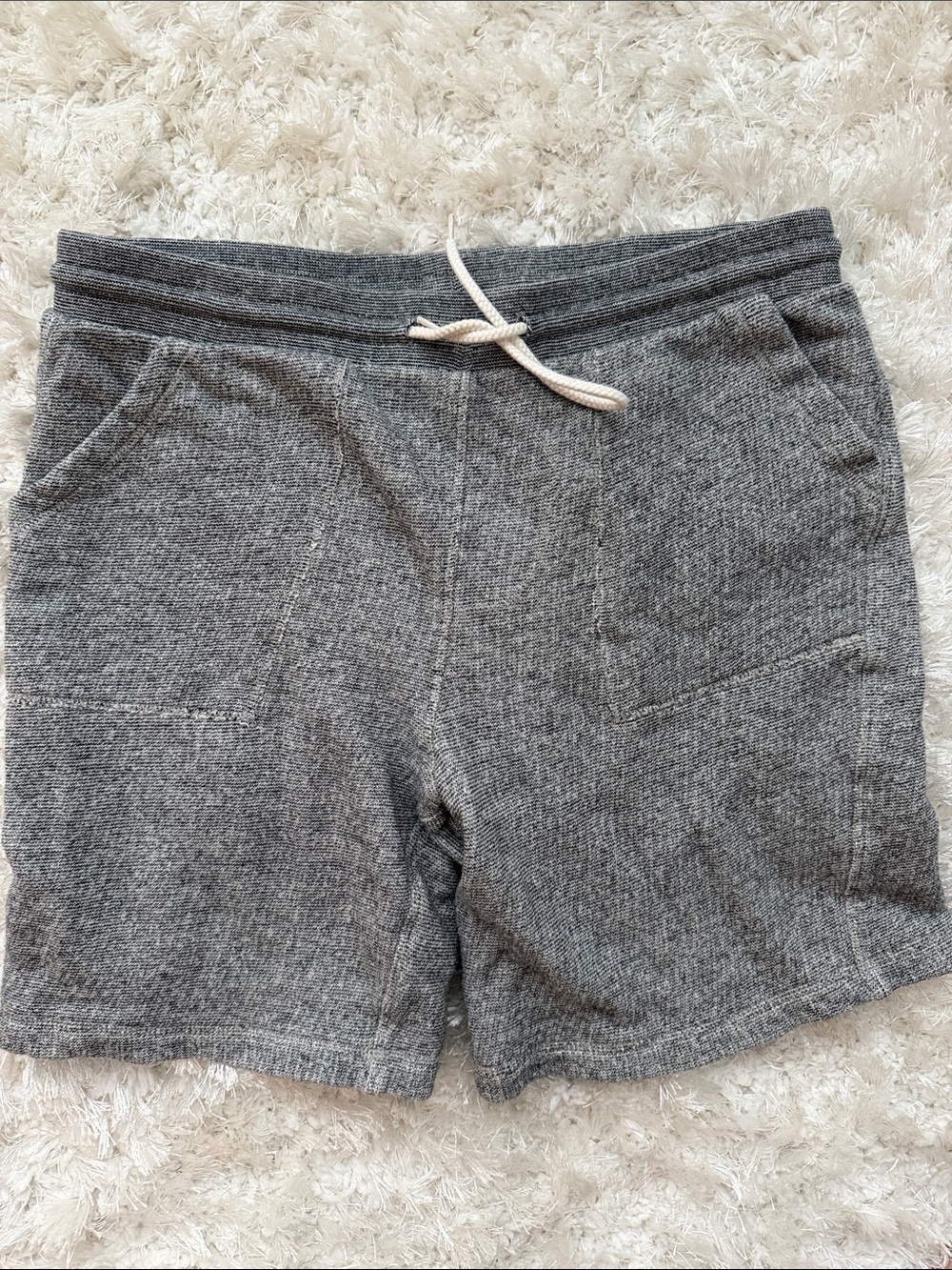 Marine Layer Shorts Mens Large M Gray Drawstring Sweats Casual Logo   so so soft
